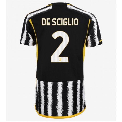 Fotbalové Dres Juventus Mattia De Sciglio #2 Dámské Domácí 2023-24 Krátký Rukáv